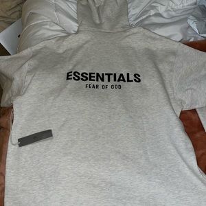 Fear of God Essentials Relaxed Hoodie Light Oatmeal